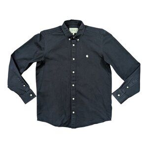 Carhartt Work In Progress WIP Men’s Long Sleeve Button Down Shirt Sz M Blue